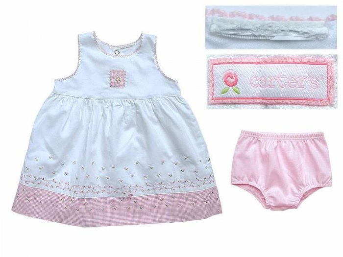 Carter's Baby Girl Floral Dress & Bloomer