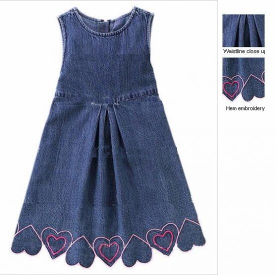 Gymboree Heart Denim Dress