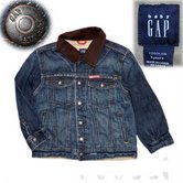 Gap Denim Jacket with brown collar