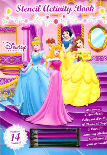 Stencil Activity Books