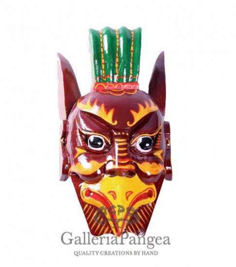 Wooden Nuo Mask, 'the Bird Taoist'