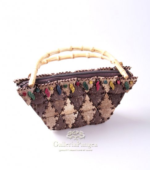 Unique Handbag, 'Coconut Triangle'