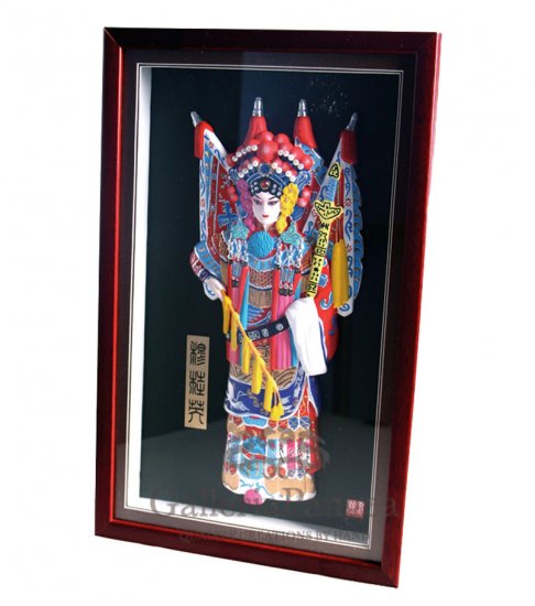 Beijing Opera Sculpture, 'Mu Guiying'