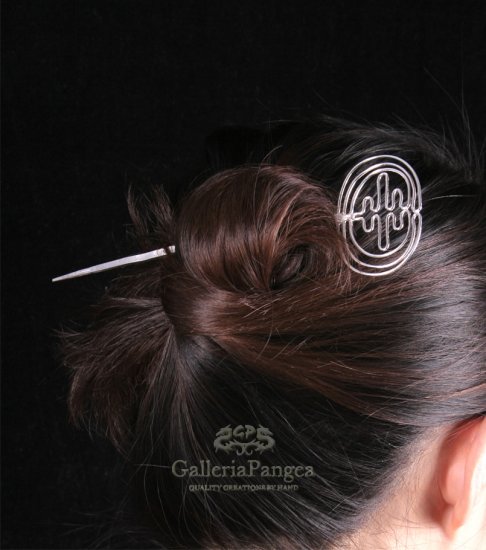 Silver Hairpin, 'Vine'