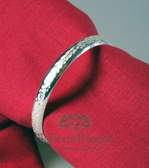Silver Bracelet, 'Stream'