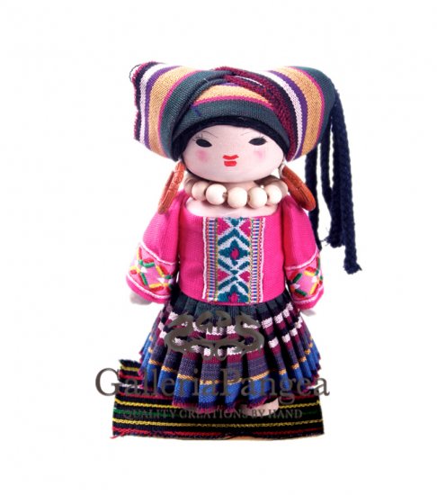 Wooden Doll, 'Shui Ethnic Girl'