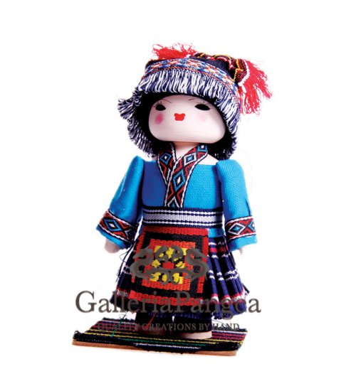 Wooden Doll, 'Miao Ethnic Woman'