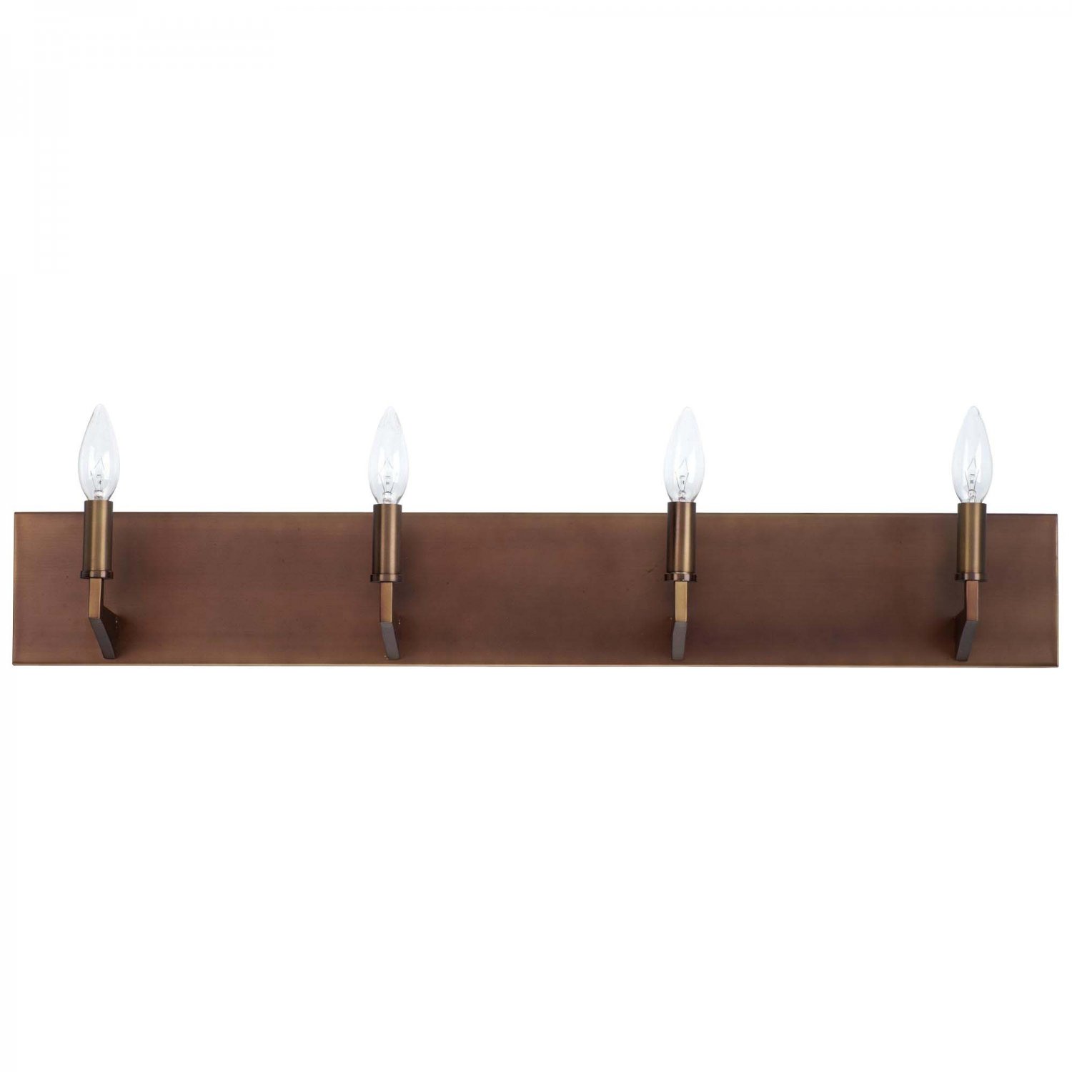 Forecast Fisher Island 4-Light Wall w/ Natural Grasscloth Shades 444170