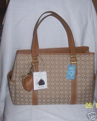 NINE WEST LARGE DESIGNER HANDBAG/TOTE -- SAVE 50%!
