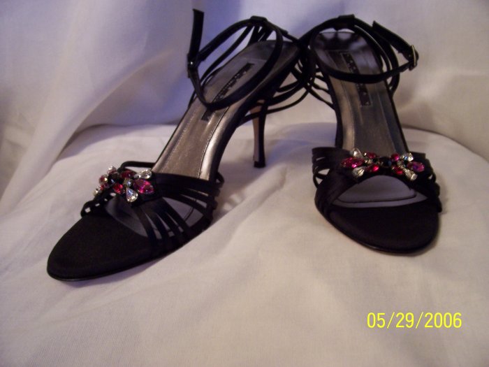 WOMENS SHOES from LAUNDRY by SHELLI SEGAL, "KACY" JEWEL SLINGBACKS, SZ 8, RET. $161
