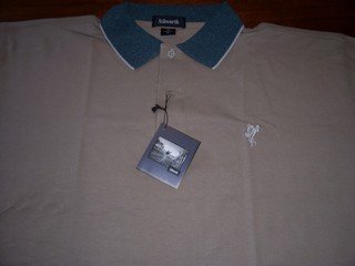MEN'S ASHWORTH GOLF SHIRT, SIZE XL, RET. $58+, GUARANTEED AUTHENTIC!
