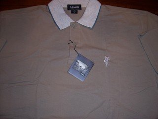 MEN'S ASHWORTH GOLF SHIRT, SIZE XL, RET. $58+, GUARANTEED AUTHENTIC!