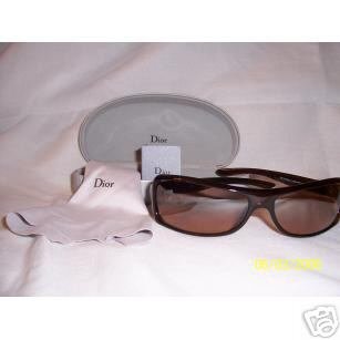 AUTHENTIC DIOR DESIGNER SUNGLASSES, BROWN DIOR PARTY 2 - SAVE 60%! RET. $210