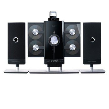 iLuv 4-CD Hi-Fi Audio System with iPod Docking Station - JWin I9200-BLK