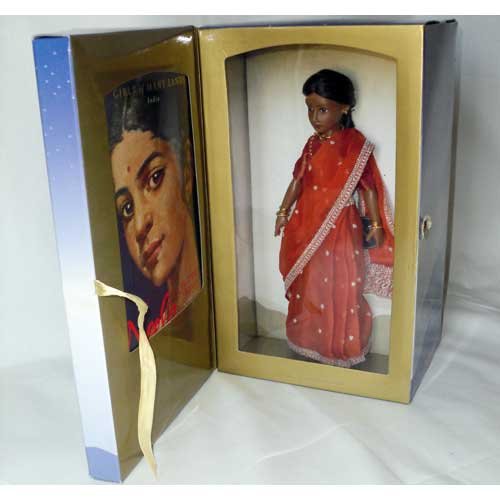 American Girl 9 inch Neela Doll with Book - Girls of Many Lands India - Retired