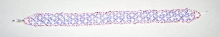 Small 2-layer Tube Lattice Bracelet
