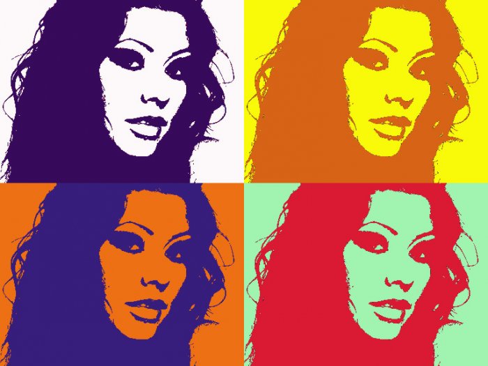 8x10 Christina Aguilera Popart Print Celebrity Picture