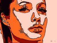 8x10 Angelina Jolie Popart Print Celebrity Pop Art Picture