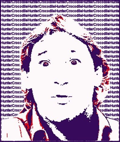 8x10 Steve Irwin The Crocodile Hunter Popart Print Celebrity Pop Art Picture Limited Edition