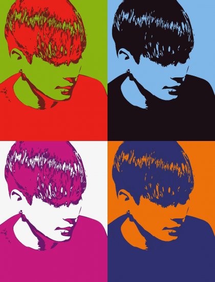 8x10 Tom Delonge Popart Print Celebrity Pop Art Picture Limited Edition