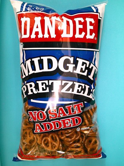 salt free pretzel rods