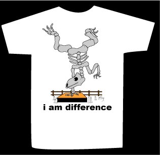 T-shirt i am difference design