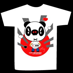 T-shirt PANDA design