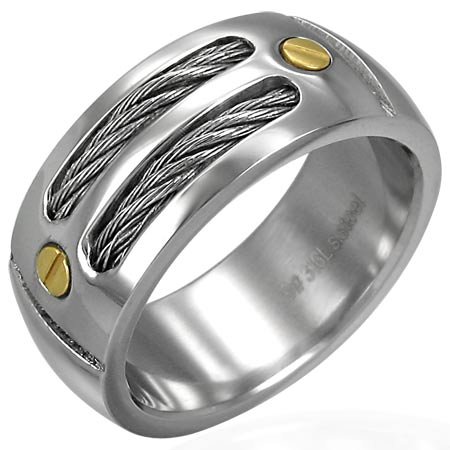 Immaculate Stainless Steel Ring - size 7.5