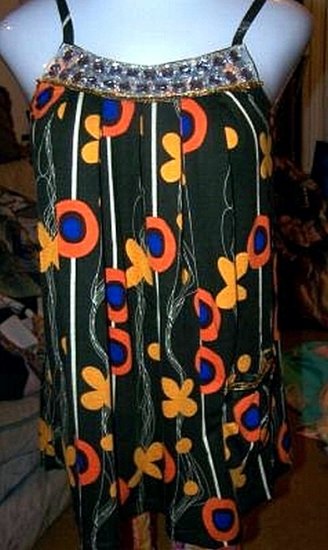 MaxRave Babydoll Tank Clubbing Top Sz L