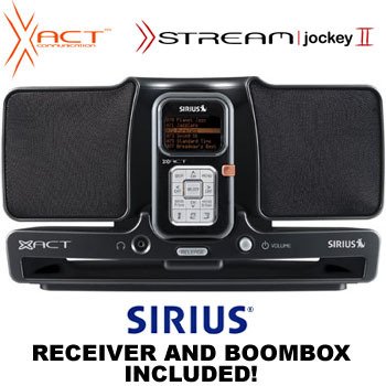 XACT® SIRIUS SATELLITE RECEIVER AND BOOMBOX SYSTEM