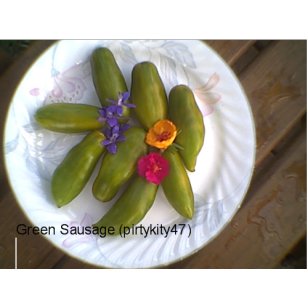 GREEN SAUSAGE TOMATO SEEDS (20)