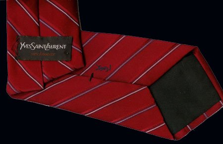 YSL Yves St. Laurent Red Power Tie