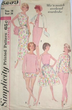 Vintage 40s 50s 60s 70s Sewing Pattern Patterns Dress Gown Slip