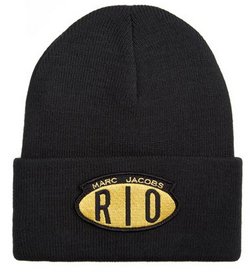 MARC JACOBS Acrylic Ski Winter Hat Skully Beanie Hat RIO