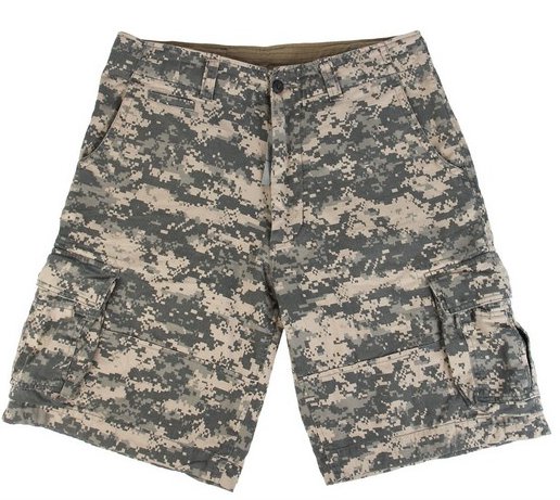 Marc by Marc Jacobs Mens Digital Print Tan Camouflage Shorts size small