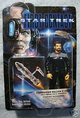 STAR TREK FIRST CONTACT Riker MOC