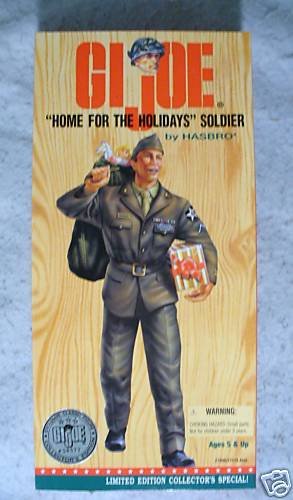 GI Joe 12" Home for the Holidays Soldier MIB !