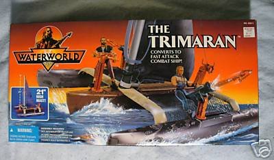 Waterworld Movie The Trimaran Ship MIB very Cool!