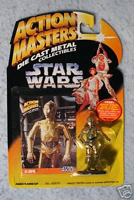 Star Wars Action Masters Die Cast C-3PO MOC