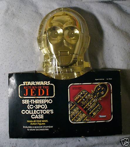 Star Wars Vintage C-3PO See-Threepio Case Sealed MIP