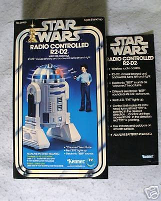 Star Wars Vintage Radio Controlled R2-D2 Sealed MIB