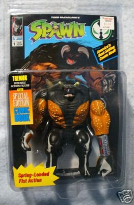 McFarlane Spawn Tremor with Comic MOC