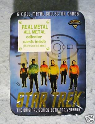Star Trek Metal Collector Cards 30th Anniversary MIB