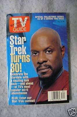 Star Trek Tv Guide Sisko 30th Cover.