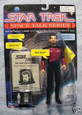 Star Trek Riker Space Talk Series Playmates MOC
