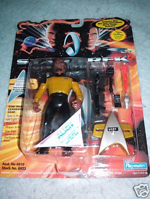 Star Trek Generations Worf Playmates MOC
