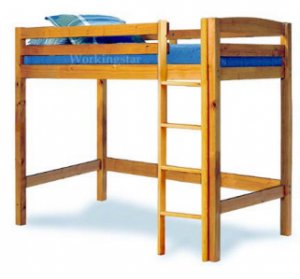 Twin Loft Bed Woodworking Plans Design #1203