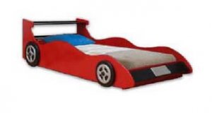 Twin Red Racing Car Bed Woodworking Plans, Design #1RCNG