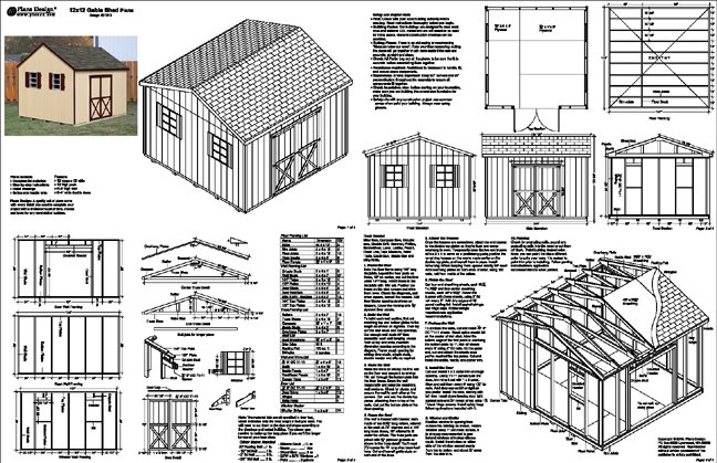 Plans For Outdoor Storage Shed | DIY Woodworking Plans