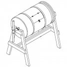 How to Build a Rotating Barrel Compost, Project Plans #RBCP